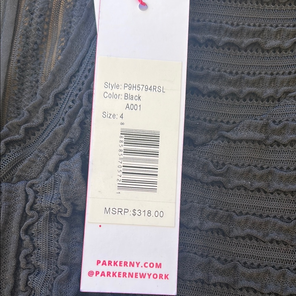 🎉HOST PICK🎉 Parker Black Ruffled V-Neck Dress - Picture 12 of 12